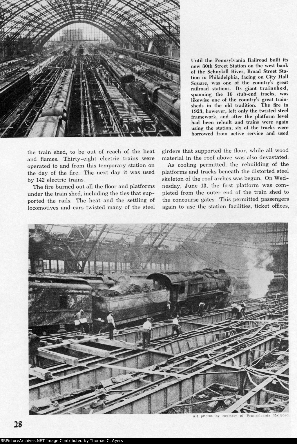 "Broad Street's 1923 Fire," Page 28, 1943